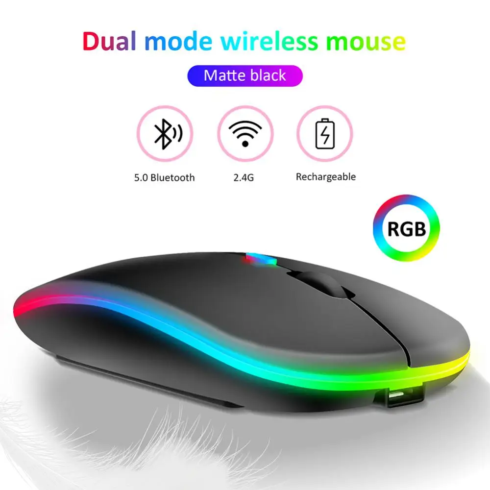 

Wireless Keyboard Mice Rechargeable Wireless Mouse For Laptop Rgb Mouse Overwatch Silent Wireless Mouse Mouse Gamer