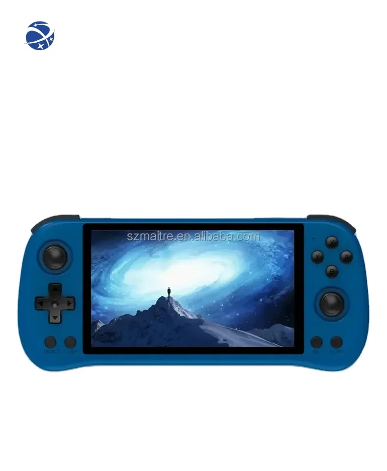 Портативная игровая консоль YUNYI Powkiddy X55 5 дюйма IPS HD экран встроенная операционная