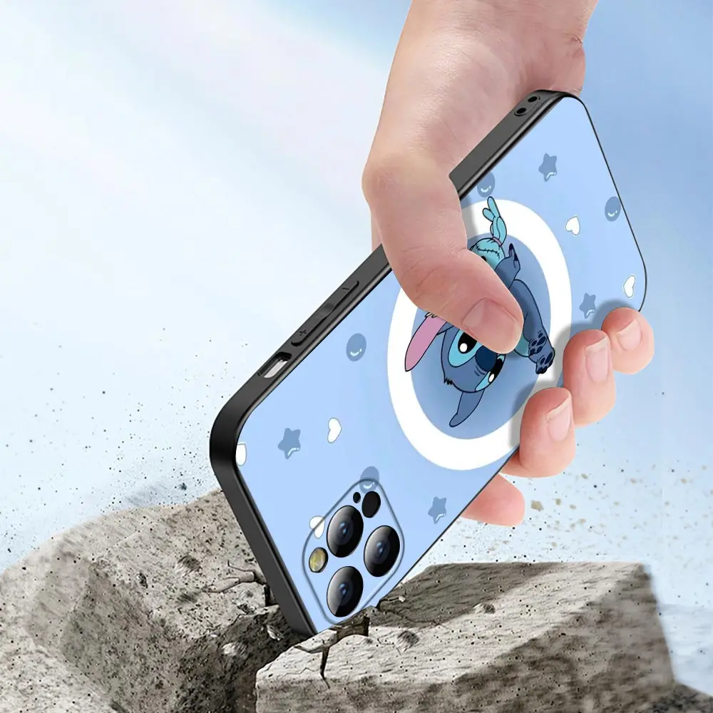 Чехол для телефона Disney Lilo Stitch Cute Infinix Tecno Cpark 30C 7 6 5 POp Poca Smart 9 8 Pro 5G черный мягкий