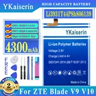 Запасная батарея ykaisсеребрин 4300 мАч Li3931T44P8h806139 для ZTE Blade V9 V10 V9Vita V10Vita A7 Vita A4A5 2020