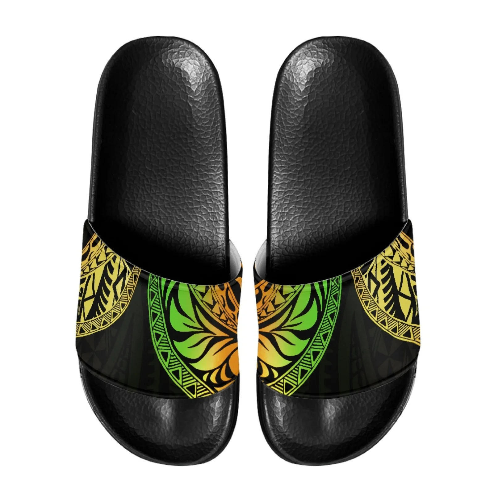 

Полинезийские племенные самоанские туфли с татуировками Самоа, мягкие домашние тапочки, Нескользящие сандалии для дома, ванной комнаты, гостиницы, туфли на плоской подошве