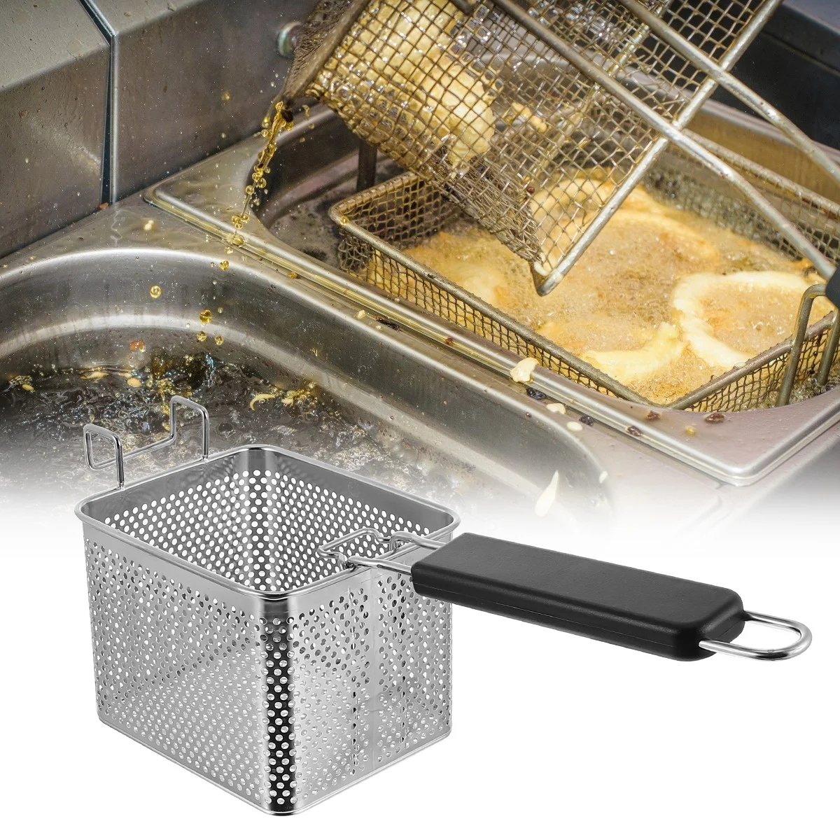 

Turkey Fryer Basket Onion Rings Basket Fish Fryer Basket Cooking Basket French Fry Basket Chips Fryer Basket