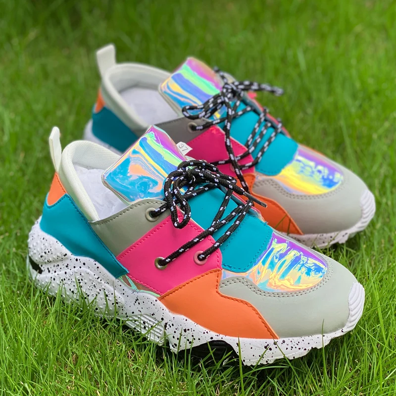 

Women Sneakers Plus Size 41 42 43 Women's Casual Shoes Fashion Chunky Sneakers Woman Thick Sole Sport Shoes Big Size Shoes