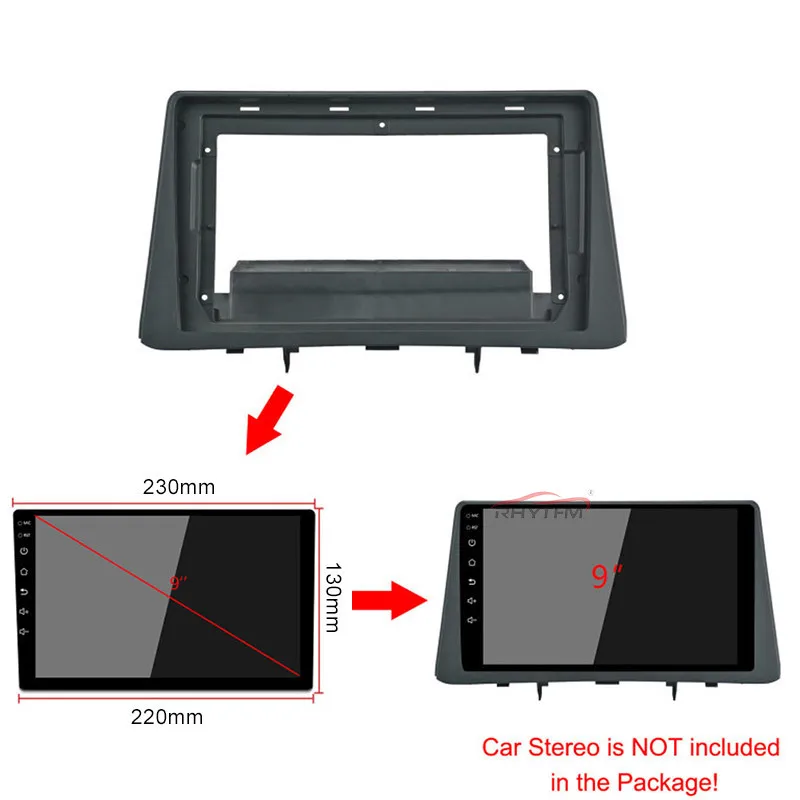 Подходит для комплектов отделки автомобильной Fascia Для Opel Mokka 2012-2016 Vauxhall двойная Din