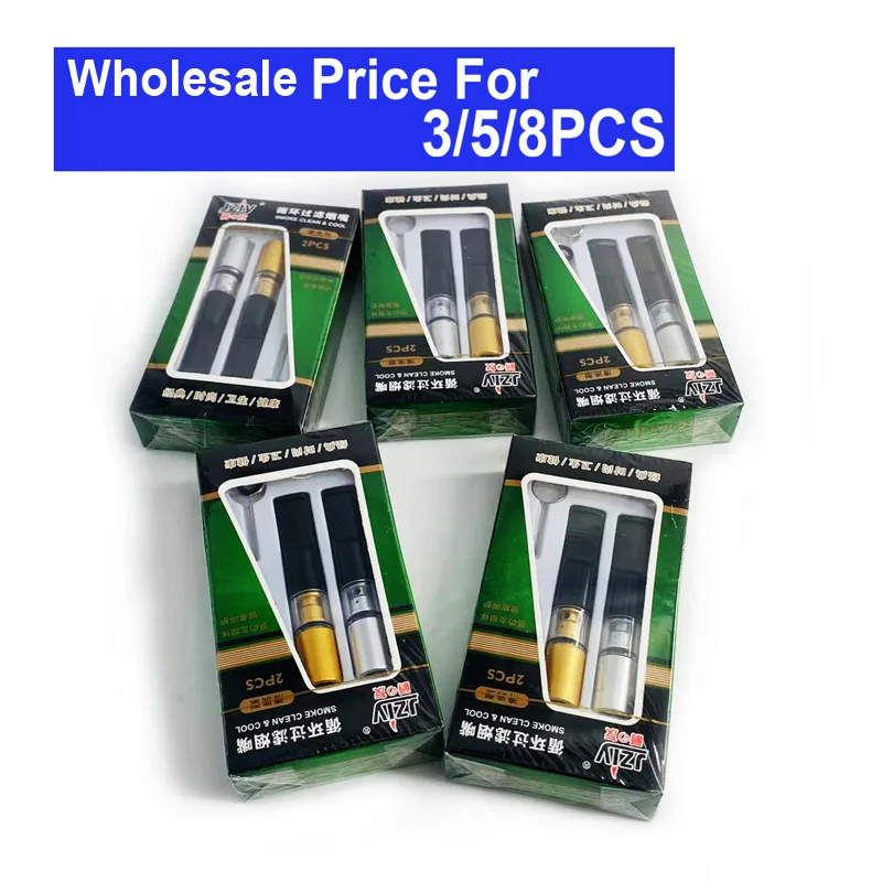 

Wholesale Price for 3/5/8PCS Dual-use Washable Smoke Filters for men women Reduce Tar Cigarette Smoking Holder Aceessories Tools