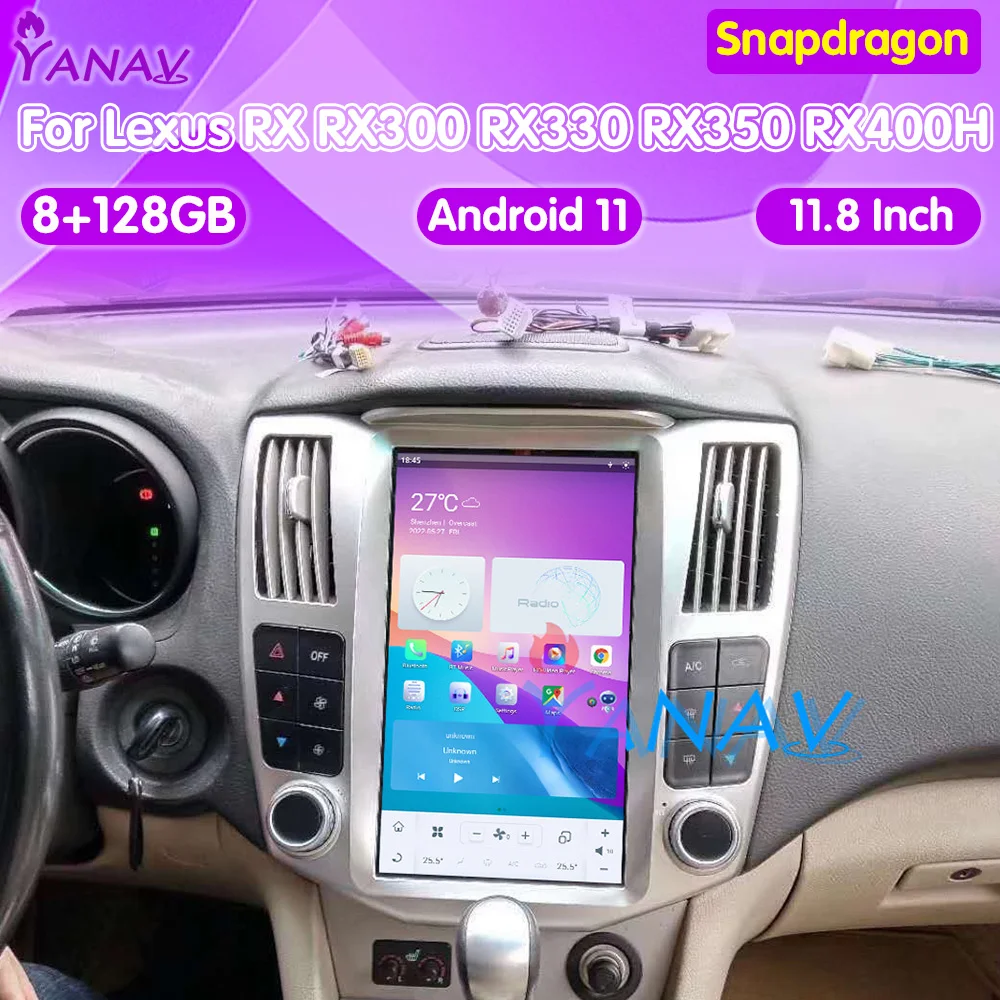

11.8 Car Radio Multimedia Player car GPS Navigation For Lexus RX RX300 RX330 RX350 RX400H 2004-2008 car dvd player car stereo