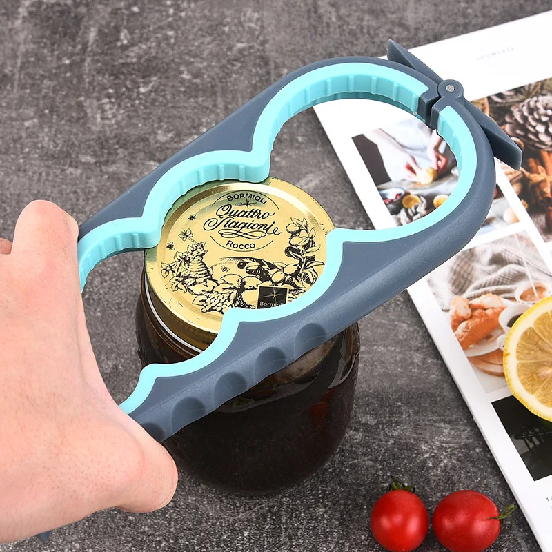 Portable Jar Opener, Easy Grip Bottle Opener Twist Off Lid Q