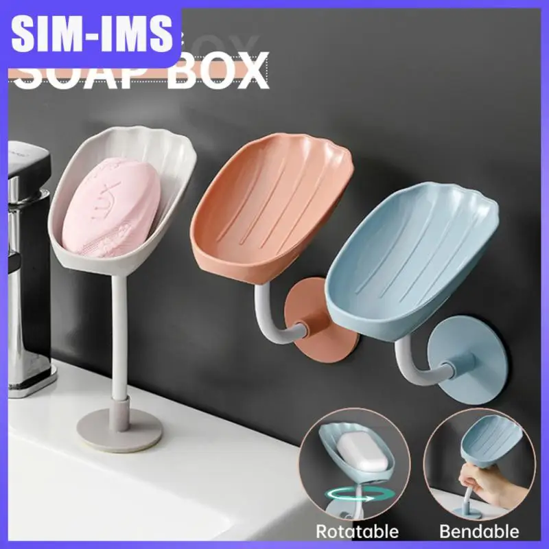

Kitchen Bathroom Supplies Soap Holder Container Flexible Soap Box For Bathroom Soap Holder Soap Box Drain Holder Newest 2023