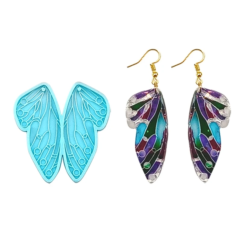 1 пара силиконовая форма для сережек эпоксидной смолы сделай сам серьги