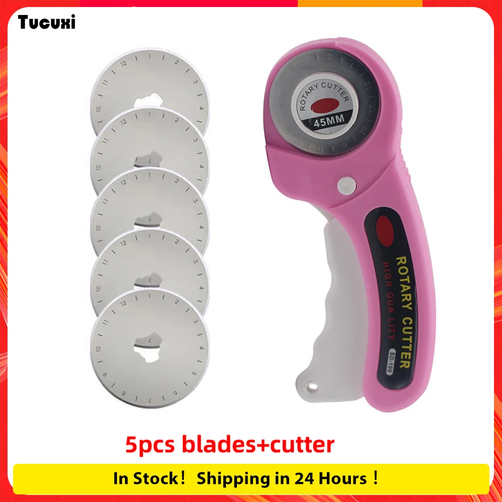 Роторный резак для кожевенного ремесла 45 мм инструмент резки кожи круговое