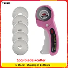 Роторный резак для кожевенного ремесла 45 мм инструмент для резки кожи круговое лезвие для кожевенного ремесла ткани нож сделай сам для лоскутного шитья квилтинга