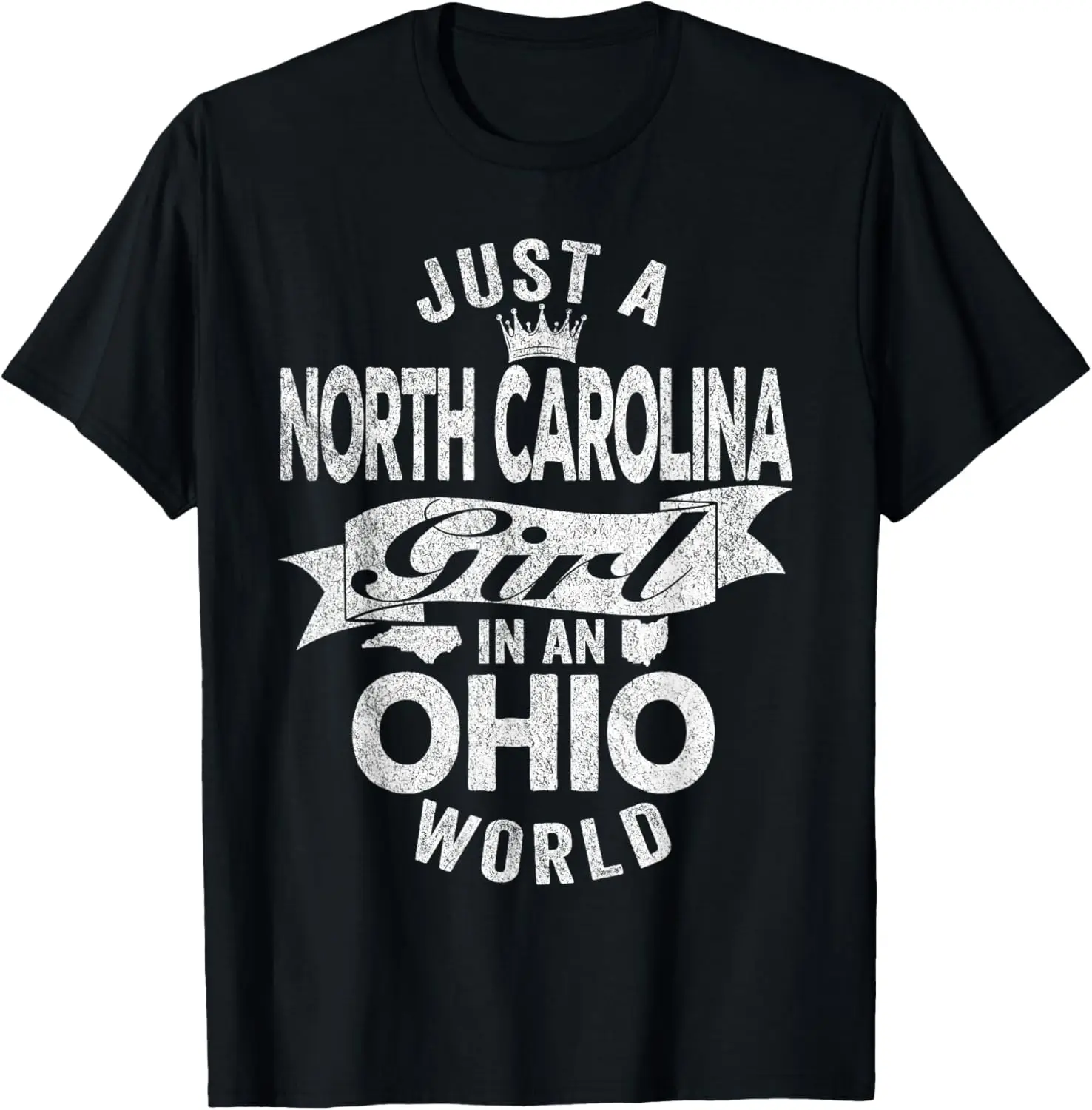Футболка Просто девушка Северной Каролины в мире Огайо