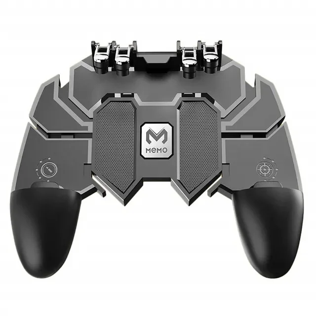 

Six Fingers PUBG Game Controller Gamepad Metal Trigger Shooting Free Fire Gamepad Joystick For IOS Android Mobile Phone