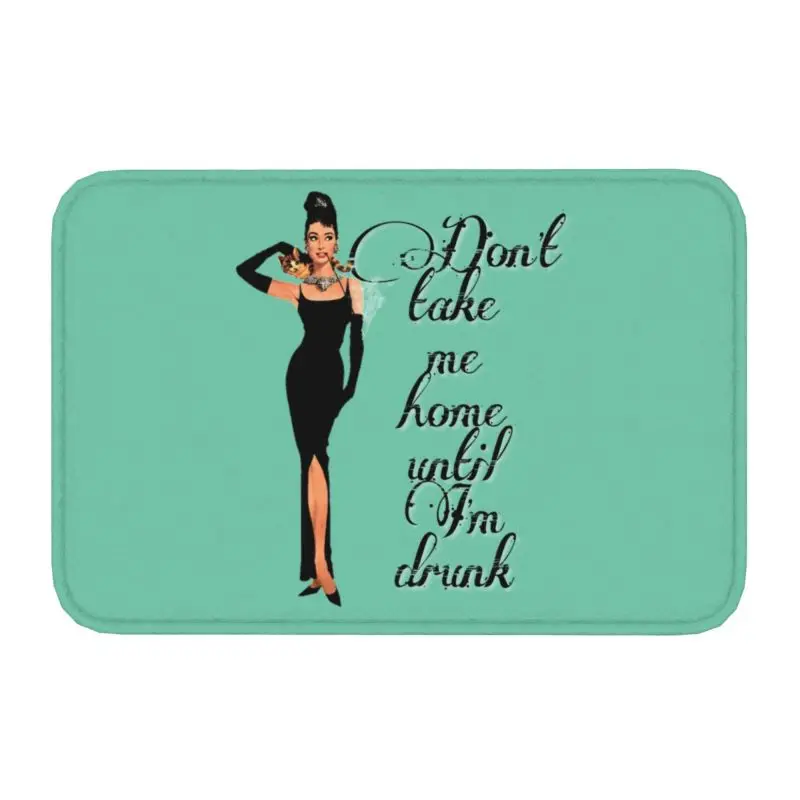 

Симпатичный Одри Хепберн, кошка, дверной коврик, противоскользящий, для спальни, двери, пол, коврик для кухни ванной, коврик для гостиной