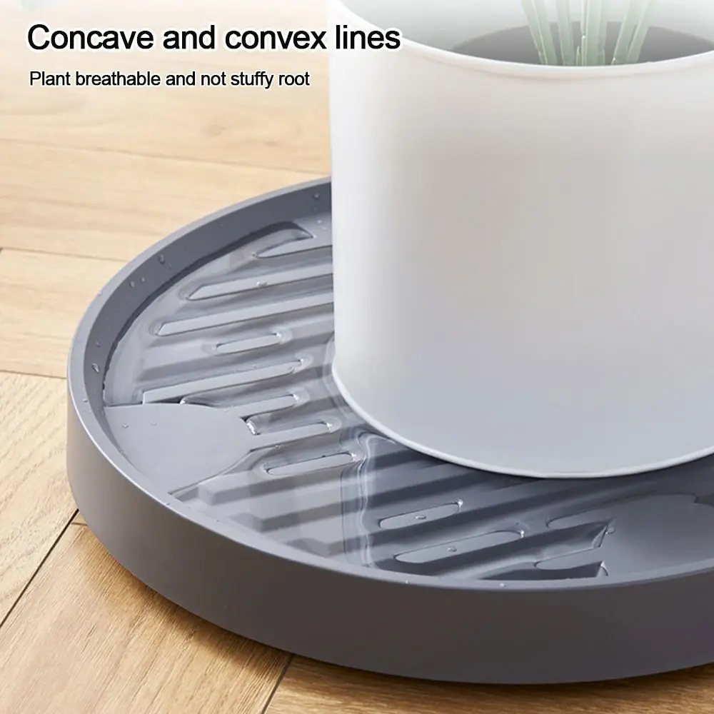 Портативный съемный поднос для цветочного горшка с колесами Прочный пластиковый