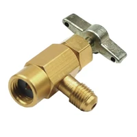 1pc 14 thread adapter r 134a refrigerant can dispensing bottle tap opener valve 6035mm 280962