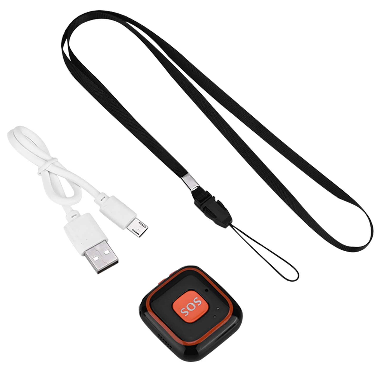

Mini GPS Tracker Locator Kids Personal SOS Alarm APP Tracking (Black)