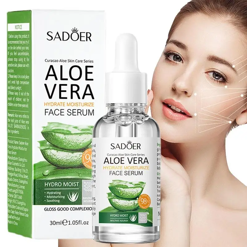 

Aloe Essence 30ml Moisturizer For Face Dark Spot Face Essence For Women And Men Facial Skin Care Products Renew Revitalize