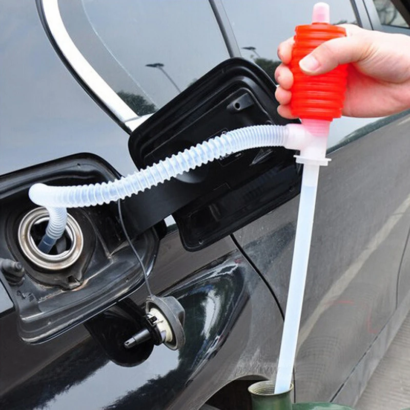 

Car Manual Siphon Pump Hose Portable Truck Fuel Oil Gasoline Diesel Transfer Sucker Pump Hand Fuel Pump Car Fuel Tank Sucker