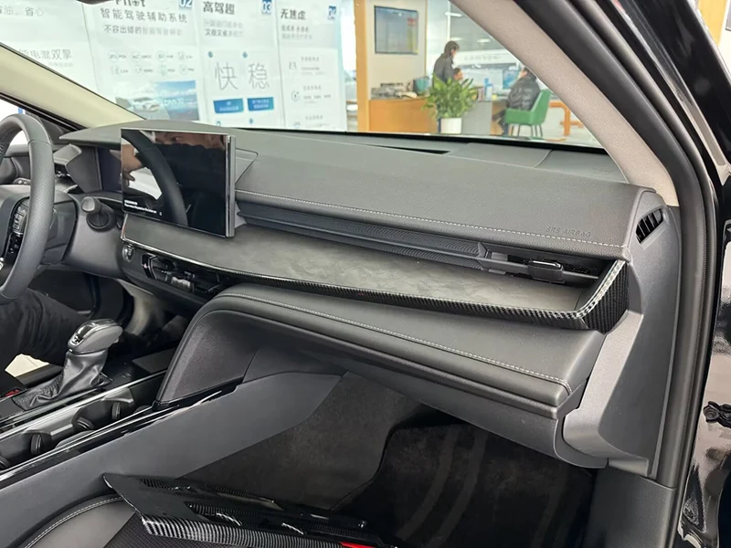 Центральная консоль из углеродного волокна для Toyota Camry 2024 2025 девять поколений