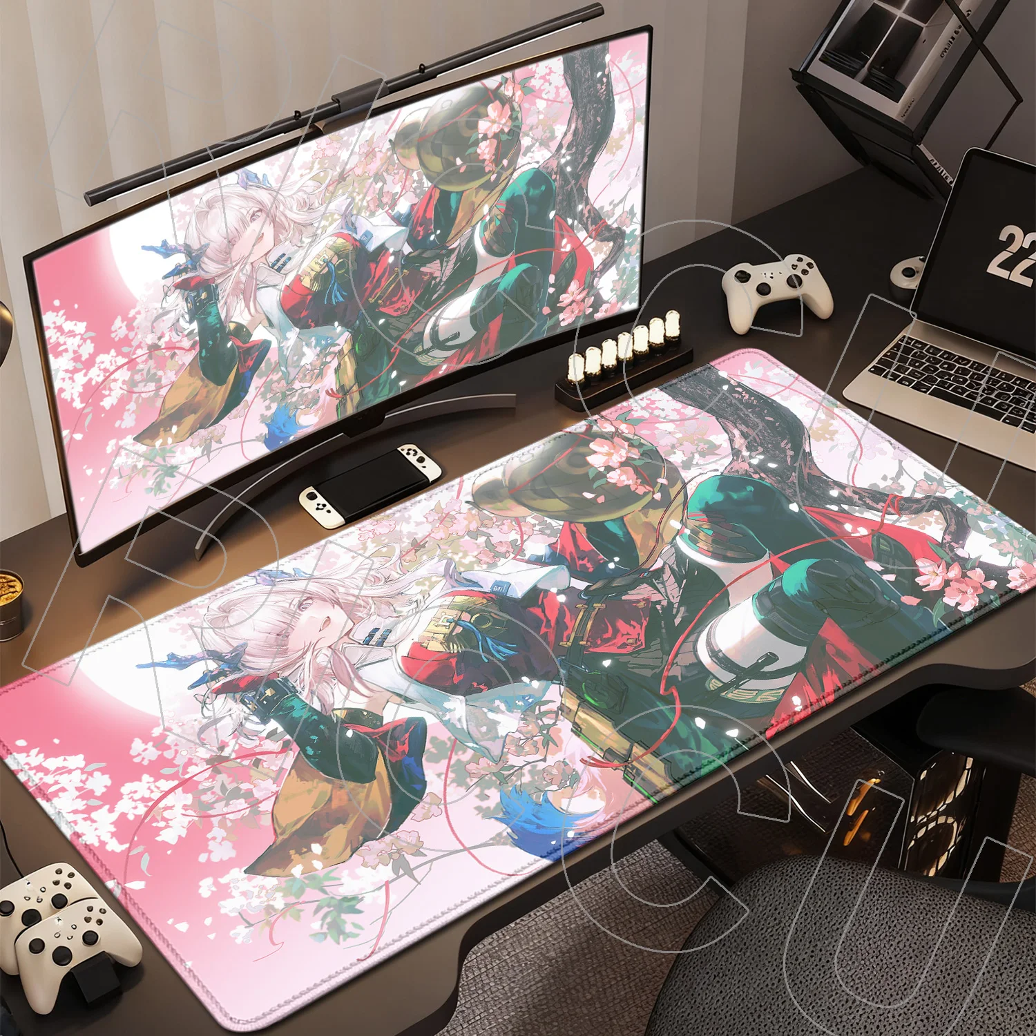 Фото Большой коврик для мыши HD XXL с аниме-девушкой из Arknights Endfield Mi Fu, аксессуар для геймеров, коврик для ПК, настольный коврик, коврик для ноутбука, офисный коврик, большой коврик для мыши №2