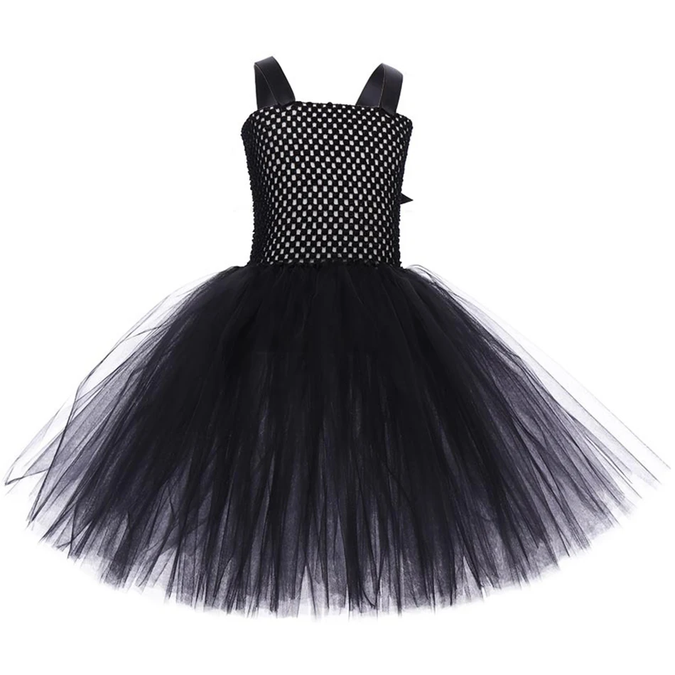 Детское платье-пачка для косплея на Хэллоуин с ведьмой