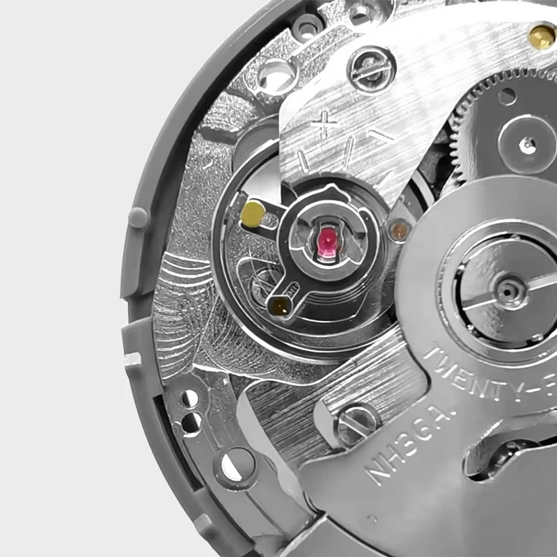 Белая Двойная настройка окна даты NH36 24 фотомеханизм NH36A полностью автоматический