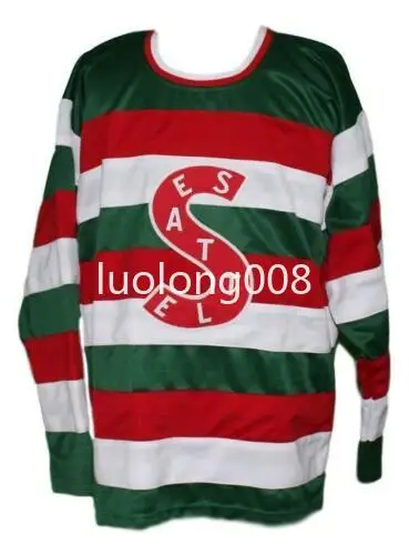 

Custom 2020 men Seattle Metropolitans 1917 Authentic Hockey Jersey Customize any number and name Hockey shirt