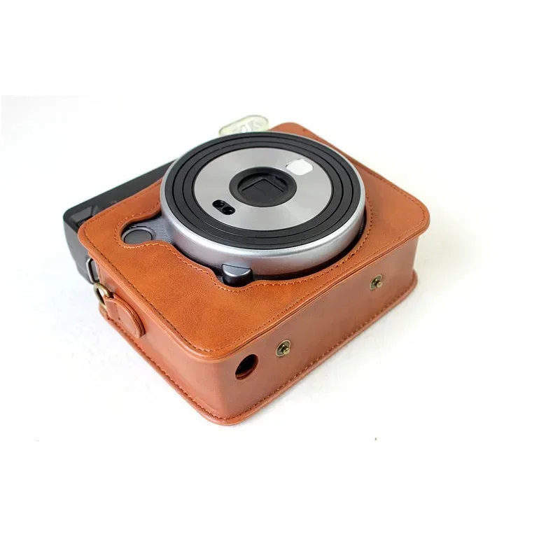 Защитный чехол из искусственной кожи сумка для фотоаппарата с ремешком Fujifilm Instax