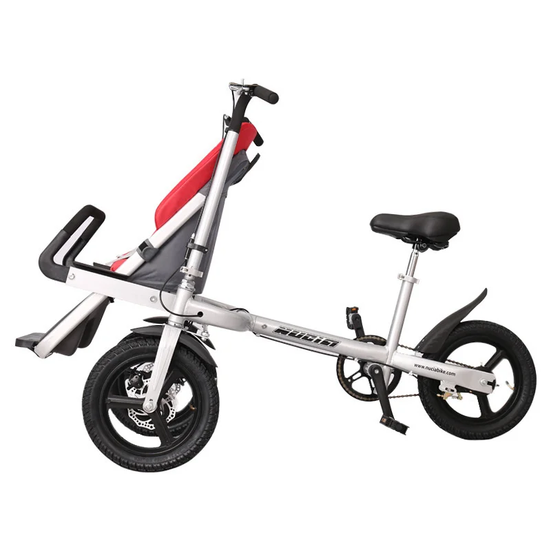 

NeThree-wheel складной взрослый с малышом и ребенком велосипед для мам и детей Прогулка ребенок артефакт покупки