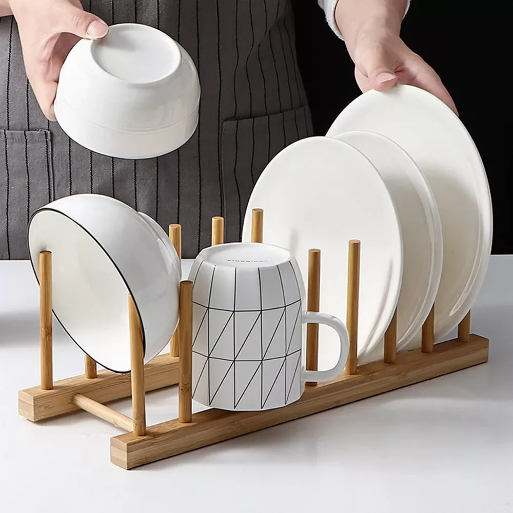 

Plate Drying Drain Stand Storage Shelf Dish Holder Rack Tableware Drainboard Kitchen Sink Organizer Kichen Organizer