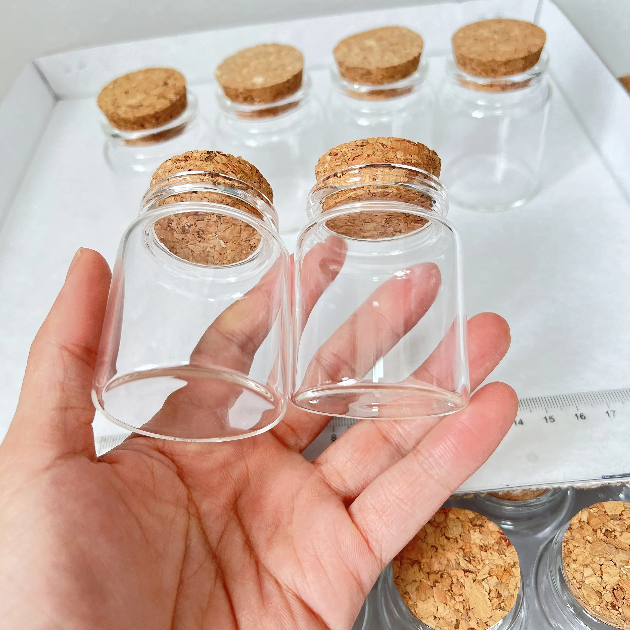 

Набор из 6 стеклянных баночек 60 мл