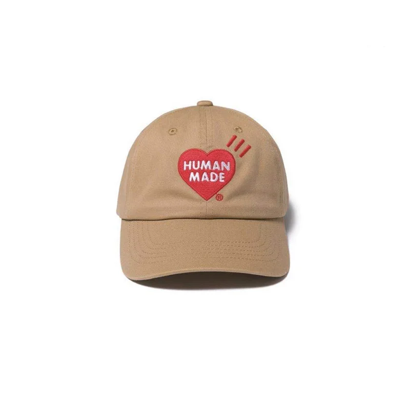 

HUMAN MADE 24SS Exclusive Love Embroidery Colored Duck Tongue Couple Baseball Hat