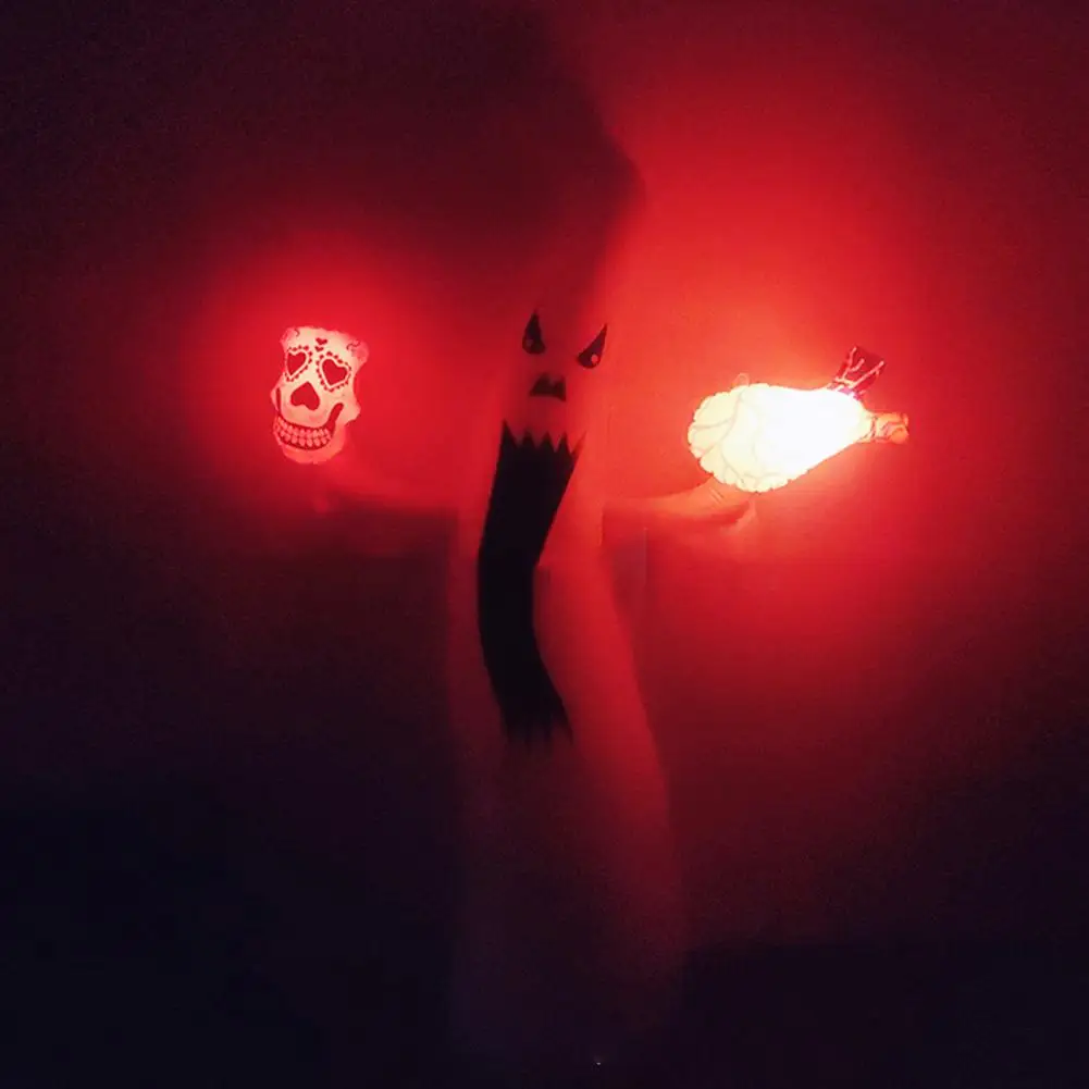

LED Ghost Battery Powered Tear-resistant Halloween Indoor Outdoor Glowing Ghost Balloon Inflatable Ghost LED Ghost