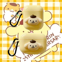 for airpods pro 3 case cartoon sanrios pom pom purin cute style airpods 1 2 cover apple wireless bluetooth earphone soft cover