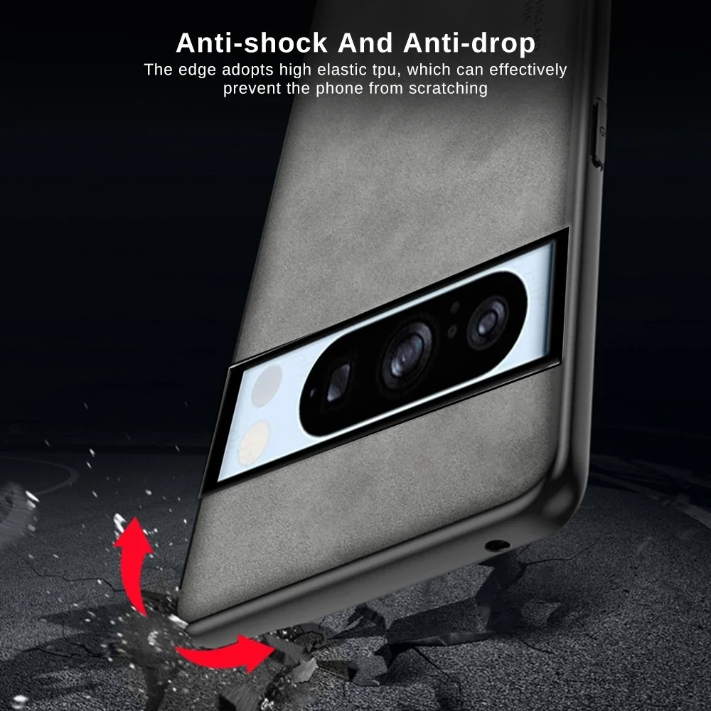 Кожаный бронированный чехол Skinsheep для Google Pixel 9 Pro XL 9pro 8pro 7pro 9A 8A 7A с магнитным