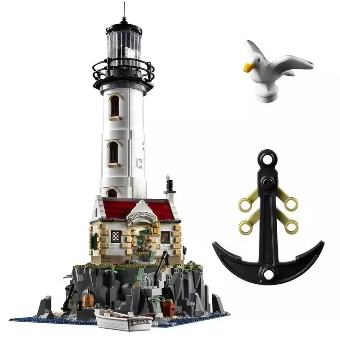 

2022 NEW MOC 21335 motorised Lighthouse Ideas Building Blocks Technical Bricks DIY Assembled Model Educational Toy for kids Gift