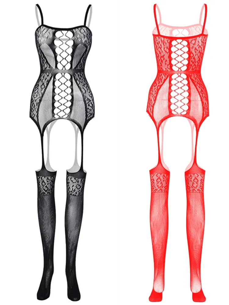 Эротическая одежда для сна джентльменов рыболовная сеть чулки всего тела