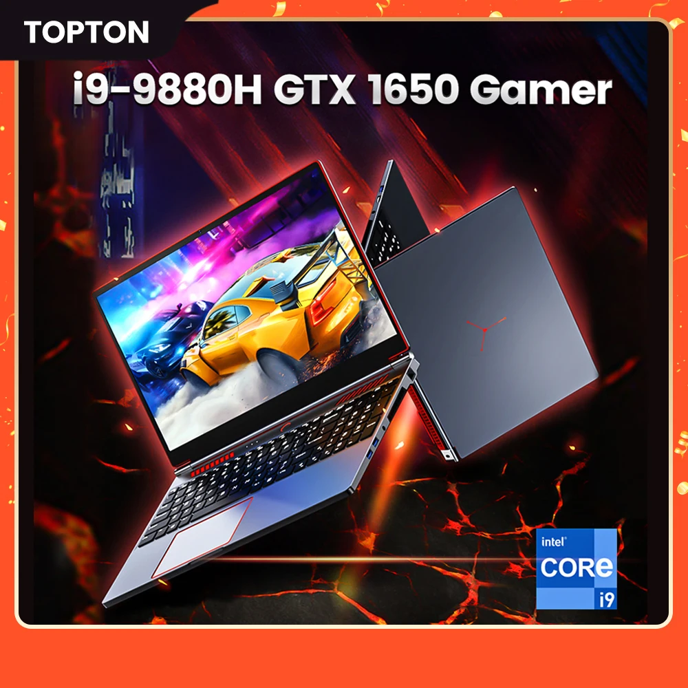 Игровой ноутбук 16 1 дюйма ультрабук Intel Core i9 9880H i7 Nvidia GTX 1650 4G металлический