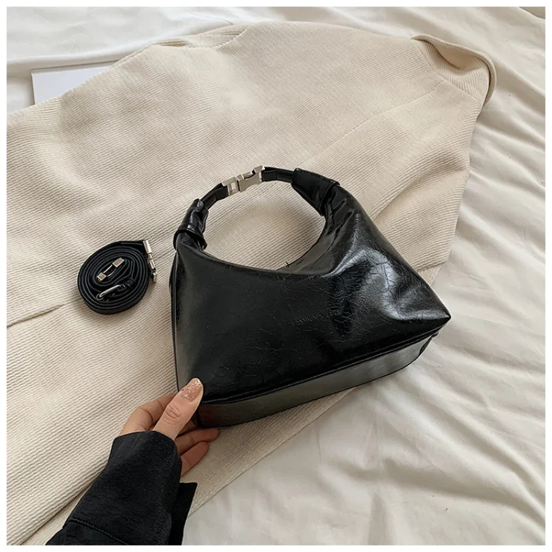 Серебряные сумки для женщин2024Новая модная маленькая сумка прогулок Модная