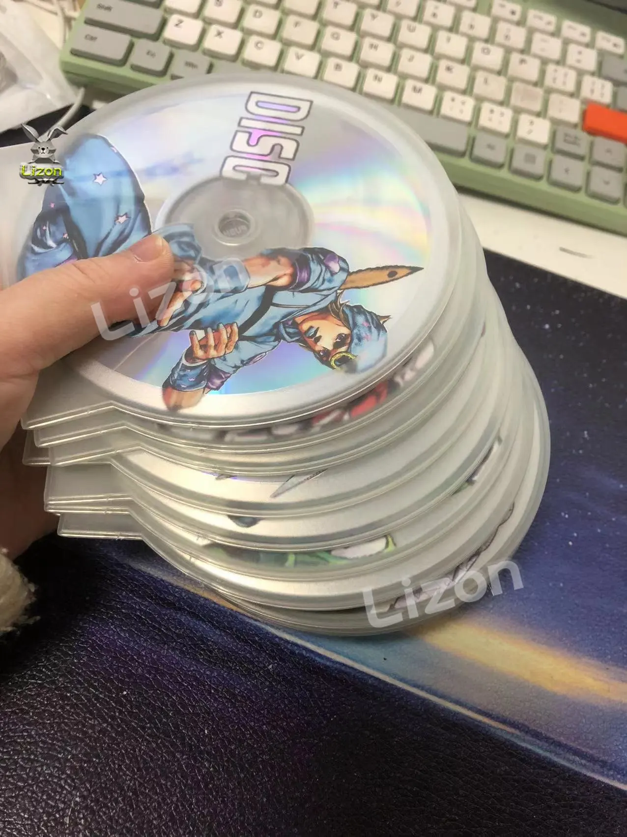 Невероятные приключения Джоджо модель Kujo Jotaro часть 6 камень диск аксессуары для