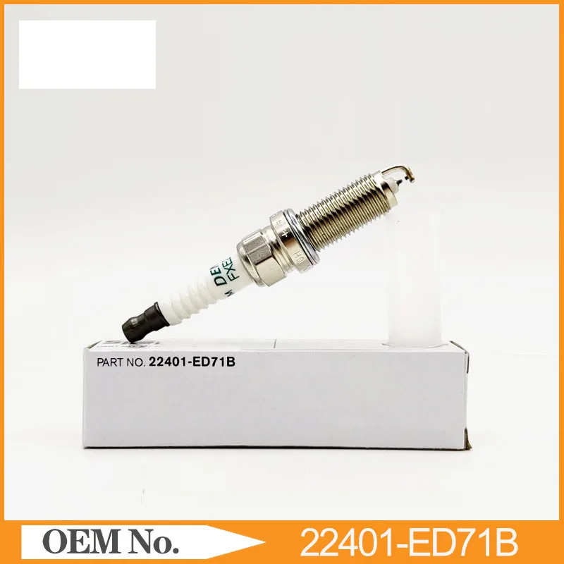 

4Pcs 22401-ED71B FXE20HE11 Car Dual Iridium Spark Plug For Nissan Micra Juke Versa Tiida X-Trail 22401ED71B DILZKAR6A11