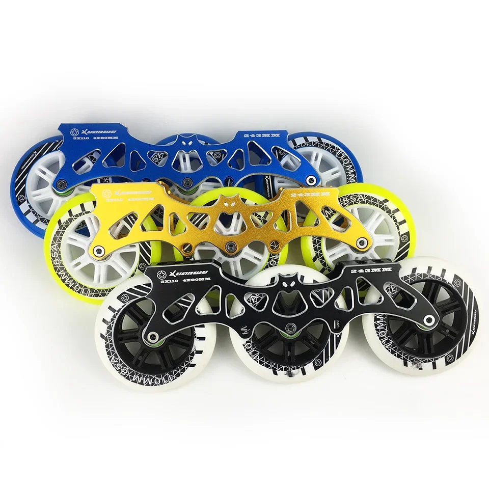 Комплект скоростных подставок для роликовых коньков 3*110 мм 165-195 рама с