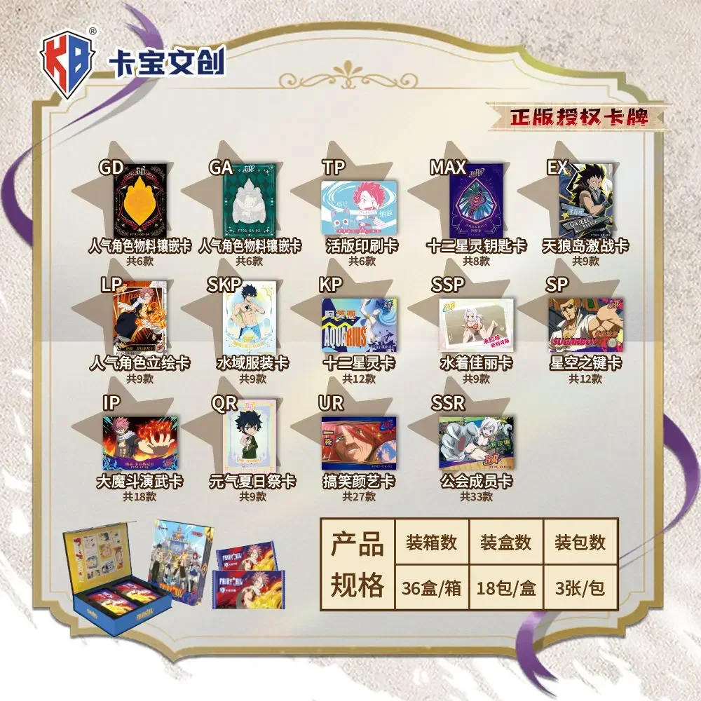 KABAO Сказочные карты Бесконечные приключения Аниме Коллекционные Mistery Boxes