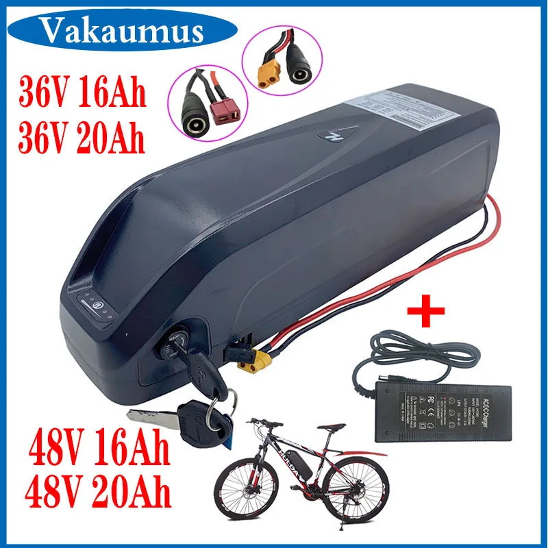 

48V20Ah 13S 18650 EBike Battery Hailong Case With USB 1000W Motorcycle Conversion Kit Bafang Electric Bike US EU Duty Free