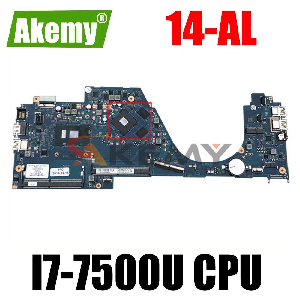 903709-601 903709-501 903709-001 для HP Pavilion TPN-Q171 14-AL материнская плата ноутбука DAG31AMB6D0 W/ I7-7500U