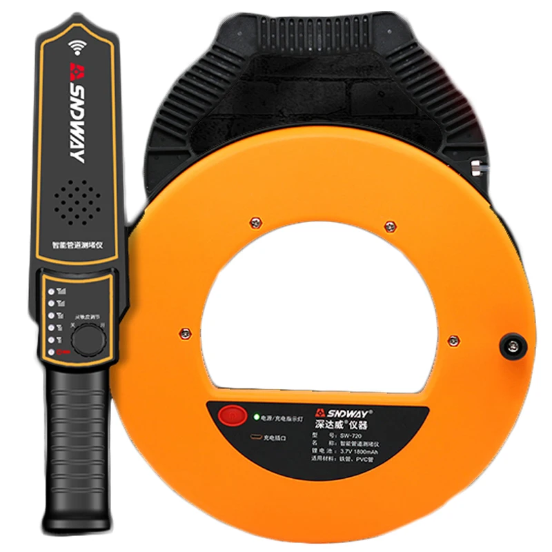 Затыкающее устройство 20 м глубокий электрик детектор трубопровода износ