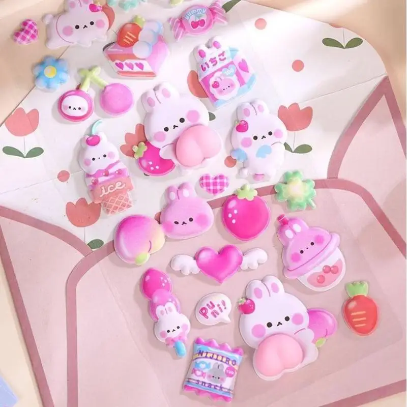 Фото Kawaii мультфильм 3D пердеж стерео наклейка стереоскопические милые животные снимают стресс наклейки DIY Декор наклейки поставки №5