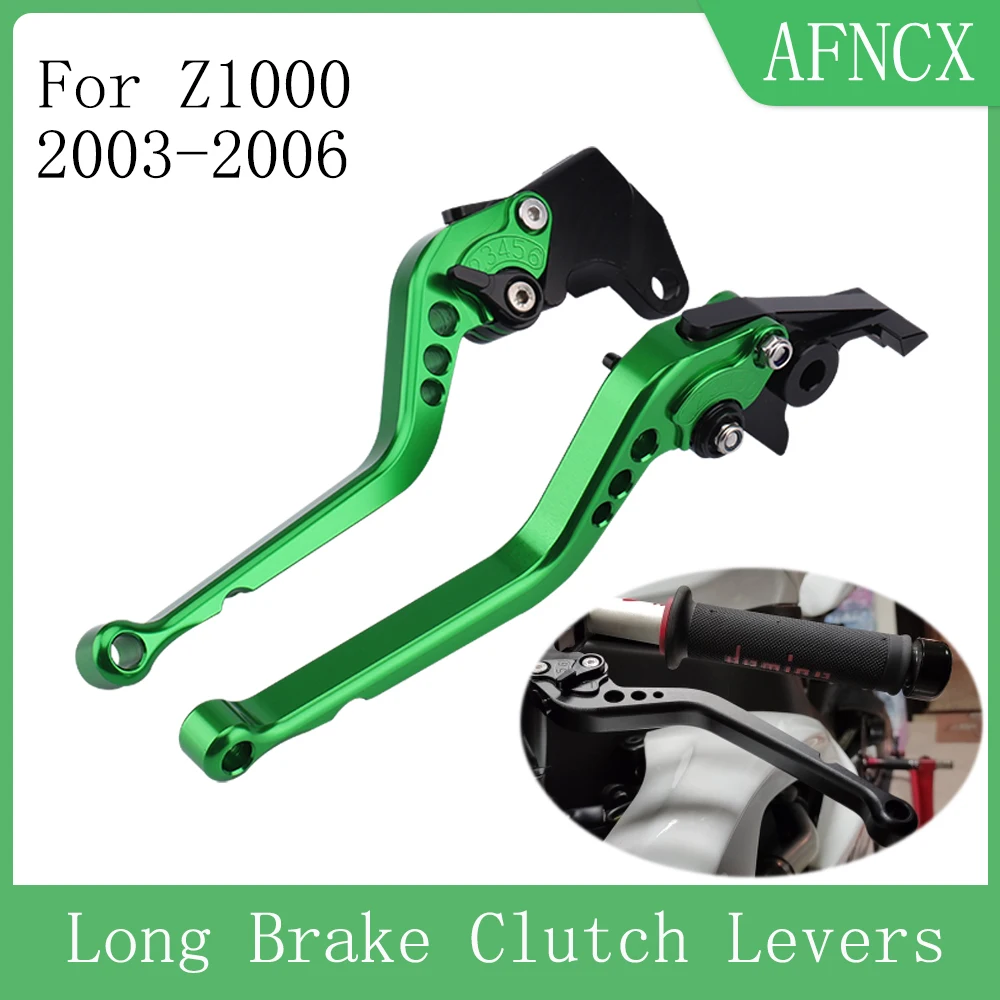 

Z 1000 Motorcycle Accessories Adjustable Long Brake Clutch Levers Fits For Kawasaki Z1000 2003 2004 2005 2006