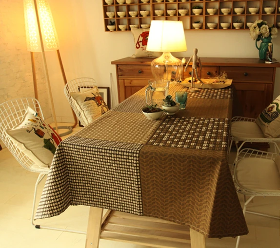 

Coffee Restaurant Fabric Western Table Cloth Living Room Tea Table Cloth